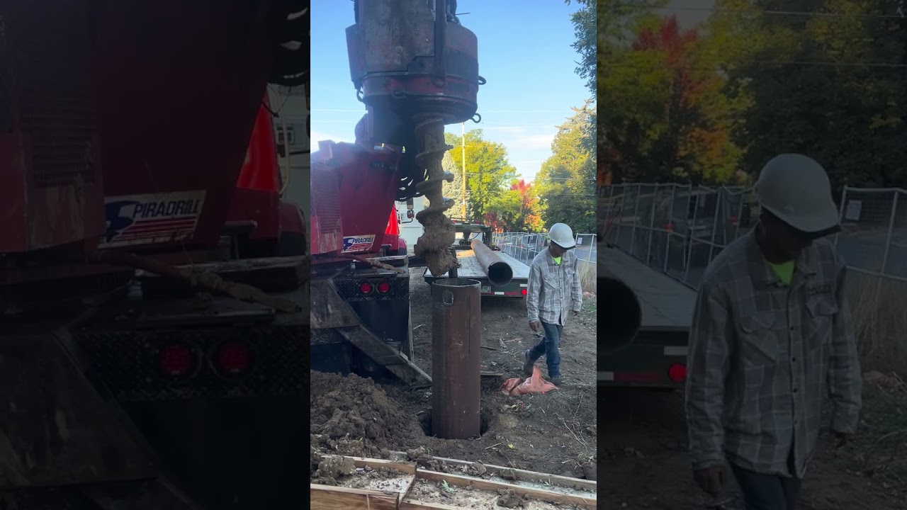 How to drill caissons