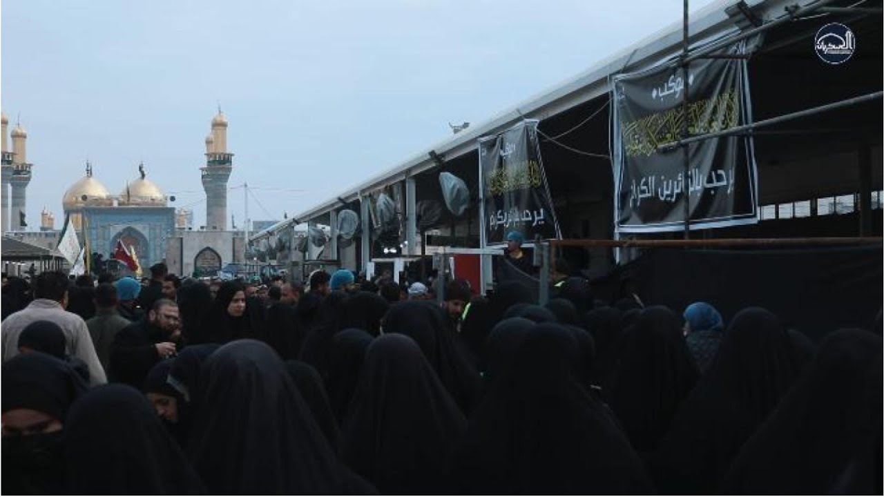 موكب العتبة العسكرية يواصل تقديم خدماته لزائرين الإمام موسى بن جعفر عليه السلام بذكرى شهادته الأليمة