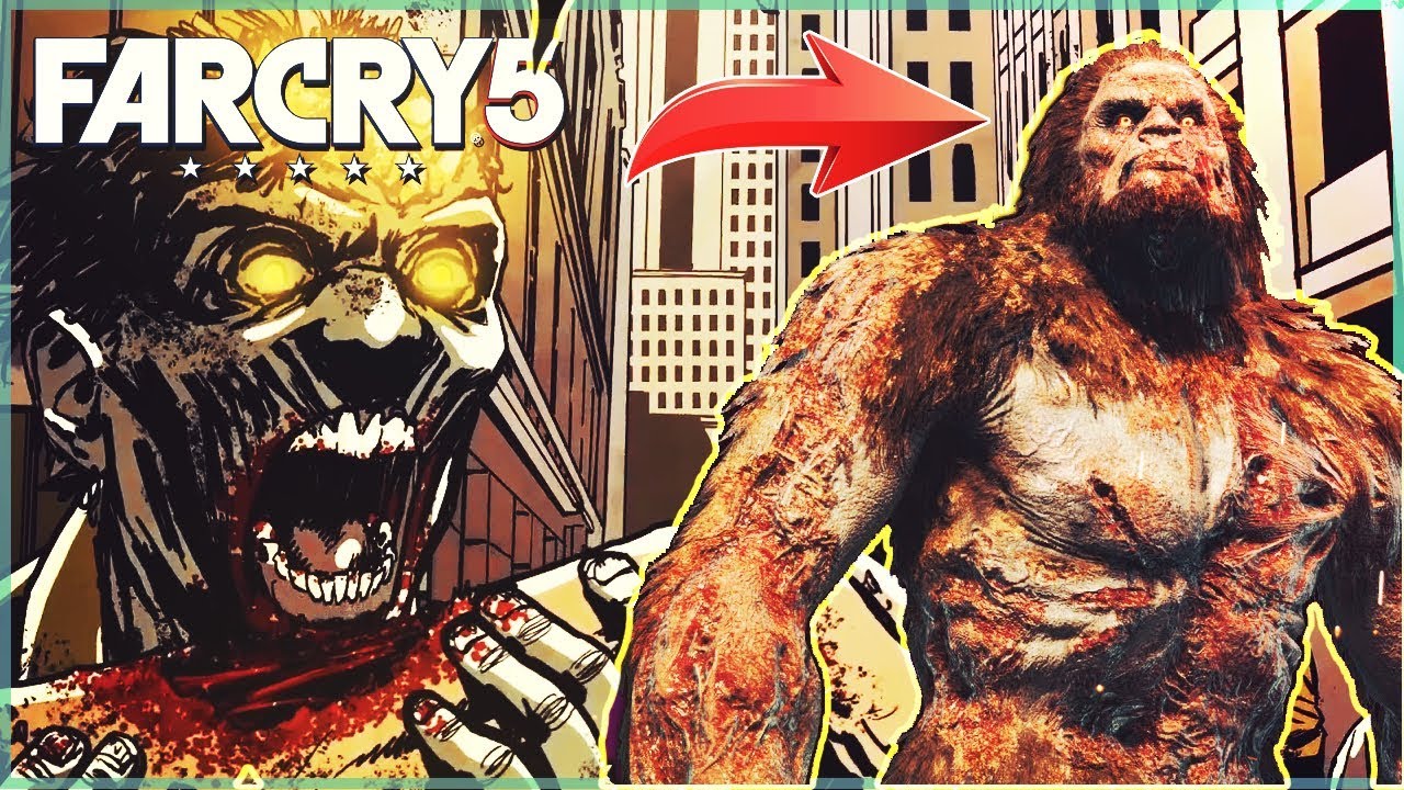 Far Cry 5 DLC День лютых зомби | ГИГАНТСКИЙ ЗОМБИ ЙЕТИ  [#1]