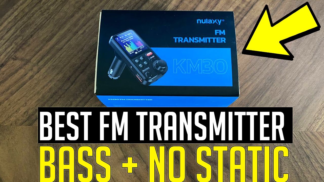 Nulaxy KM30 FM Bluetooth Transmitter Review | Best Bass Bluetooth Transmitter for Any Car!