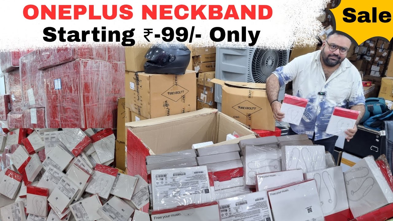 ONEPLUS NECKBAND SALE ₹99/-🔥5G Sim Smart Watches Firebolt Watches Warehouse Realme Boat Accessories
