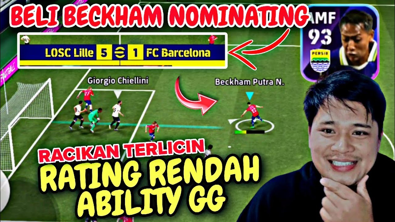 AKU BELI BECKHAM PUTRA TERNYATA BAGUS BANGET DRIBEL LINCAH, RACIKAN BECKHAM PUTRA EFOOTBALL 2026