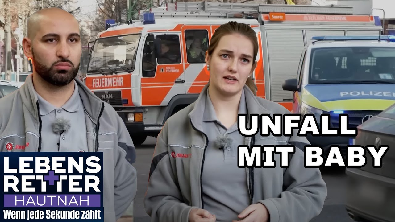 Verkehrsunfall in Berlin Charlottenburg: Baby an Bord! | Lebensretter hautnah | SAT.1