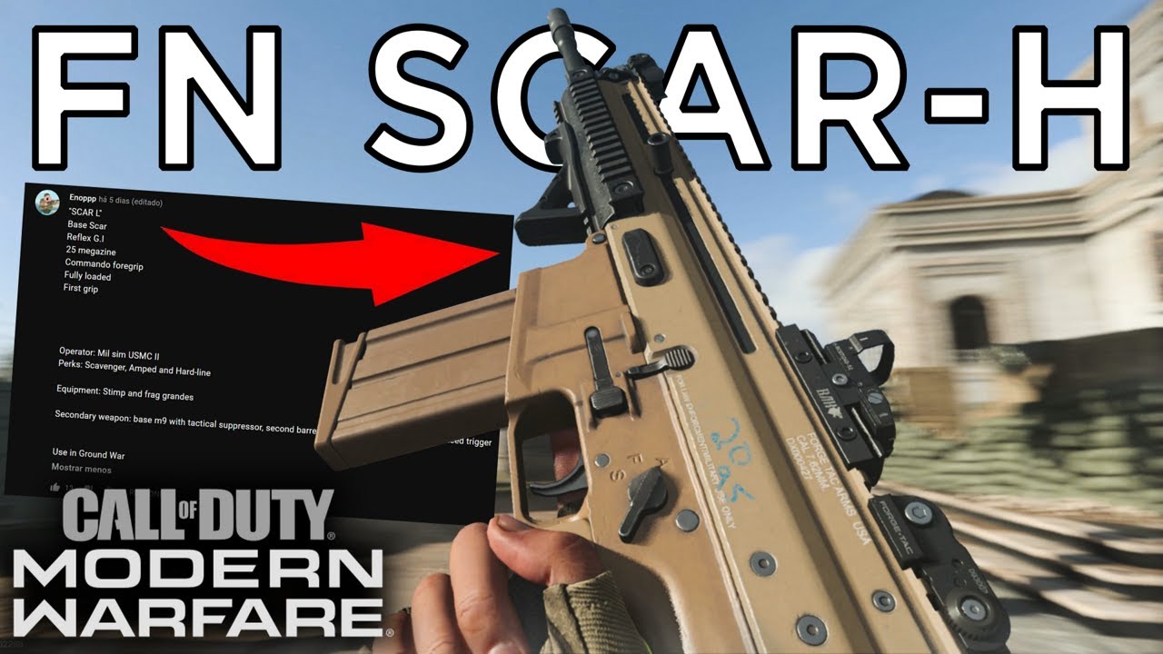 FN SCAR-H (FN Scar 17) Gameplay | Call of Duty Modern Warfare (PS5)