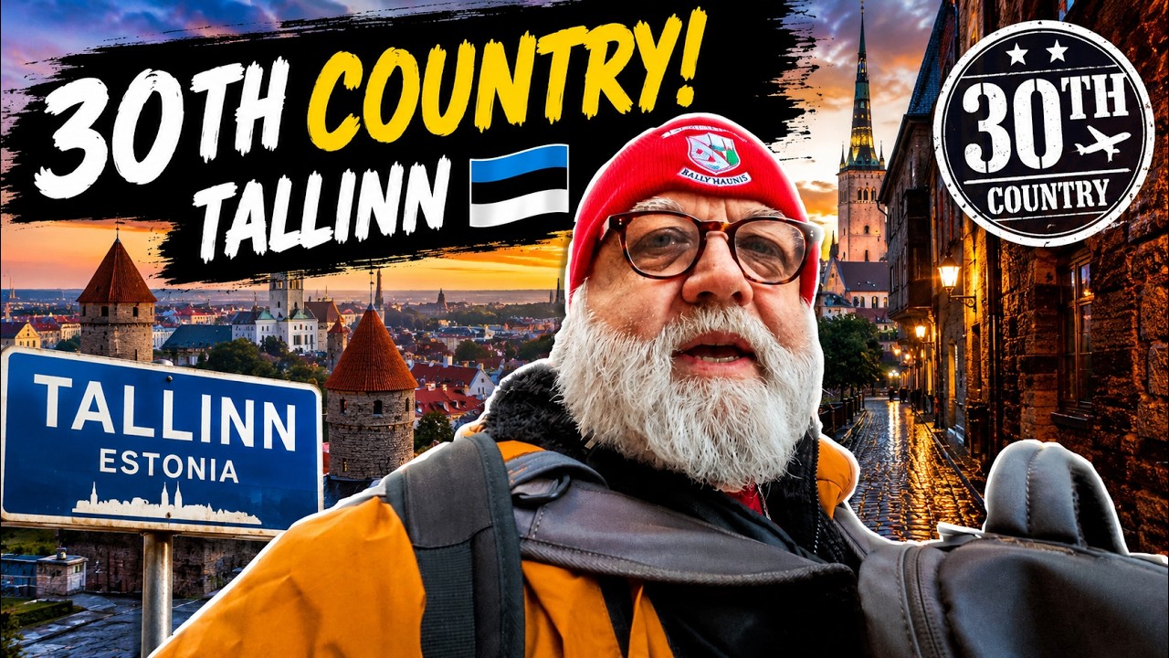 Поездка из Риги в Таллин на автобусе FlixBus 🇪🇪 | Первые впечатления от Эстонии (Страна №30) Дост...