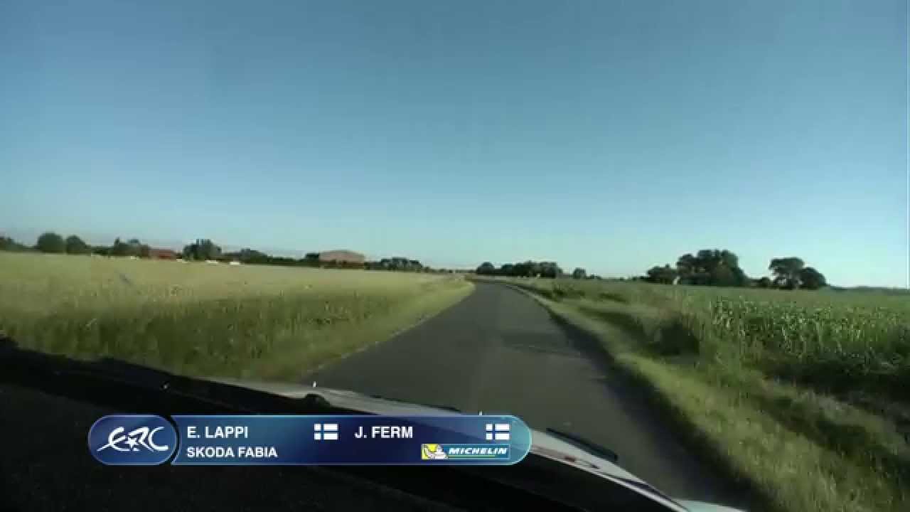 FIA ERC GEKO Ypres Rally 2014 - On Board Sequence