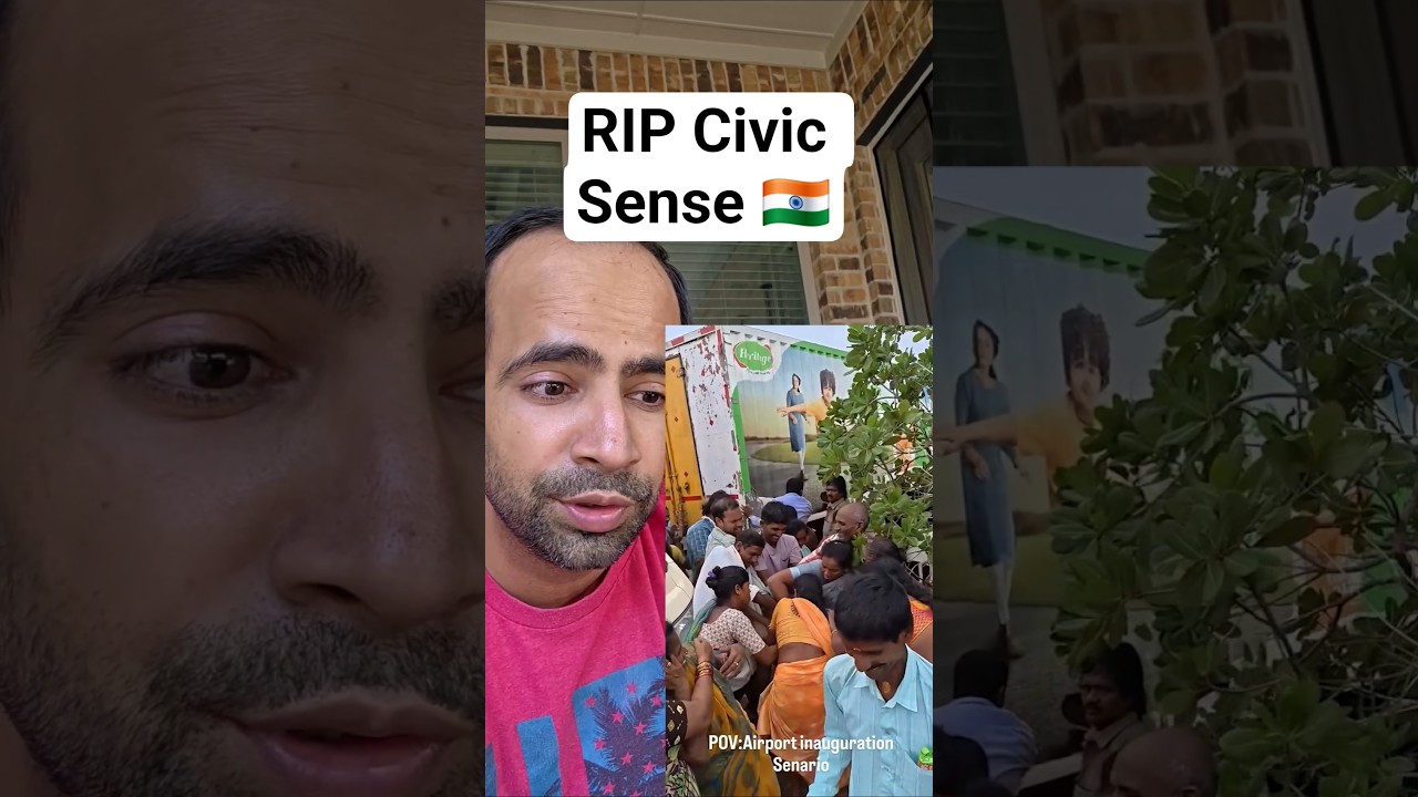 RIP Civic Sense, Andhra Pradesh Airport #indiansinusa #shorts #civicsense #indians
