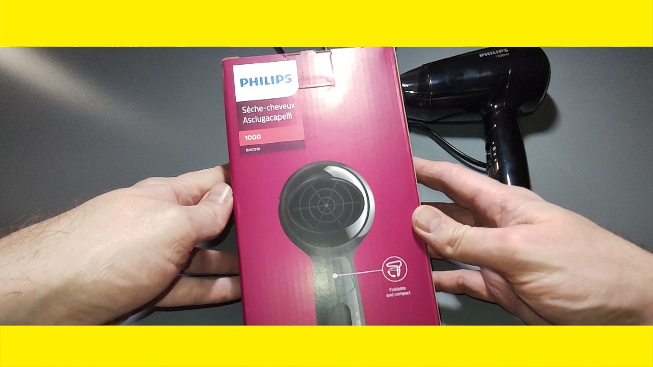 Philips Essential Care BHC01010 hair dryer test