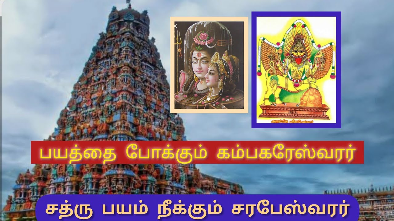 சத்ரு பயம் நீக்கும் சரபேஸ்வரர் கோவில்,Sarabeshwarar temple#kumbakonam #thirubuvanam #sarabeshwarar
