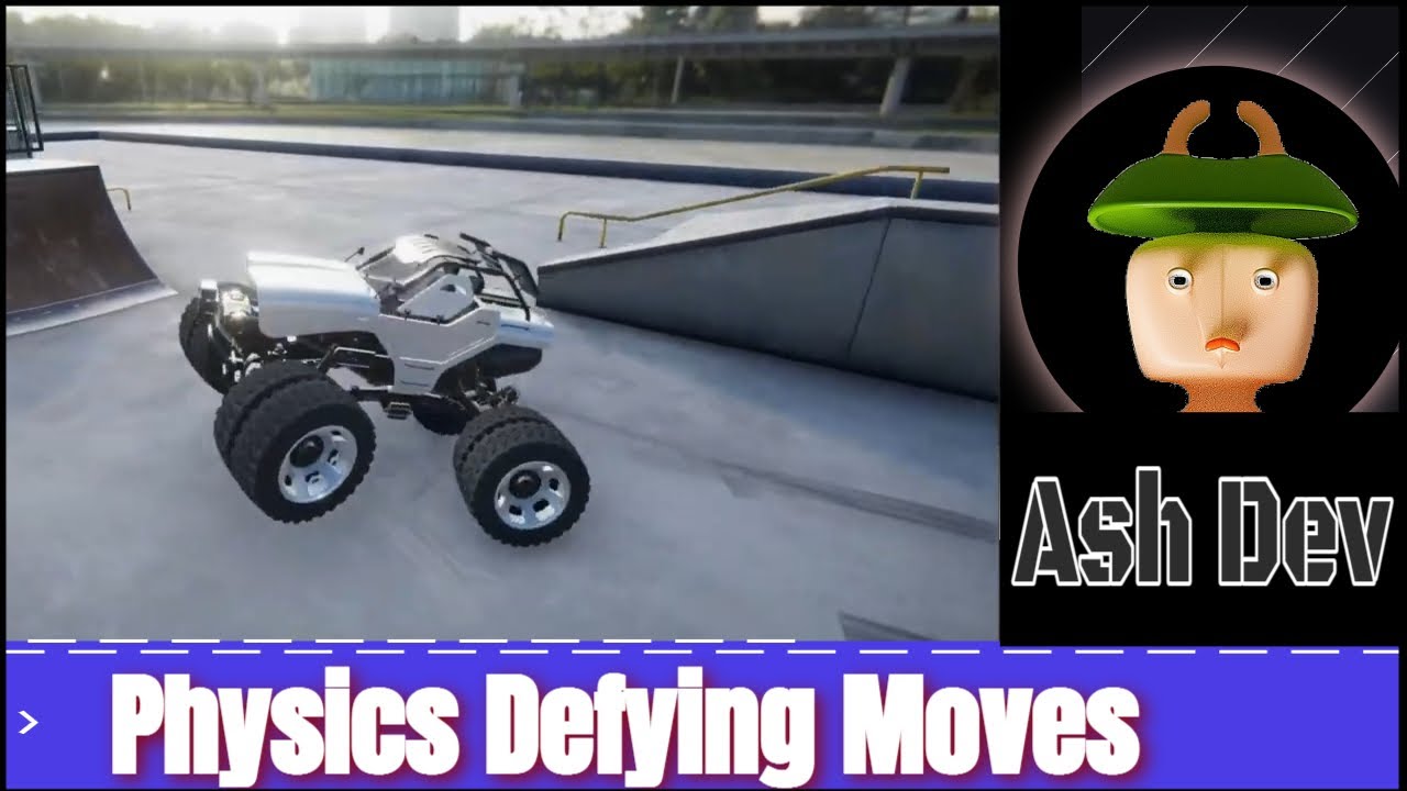 Physics defying moves || Sphere wheel Collider Unity 3D || Ash Monster Truck Physics