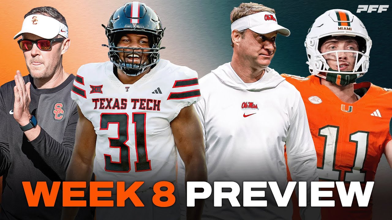 Previewing & Predicting the Biggest Week 8 Games in College Football | PFF College Football Show