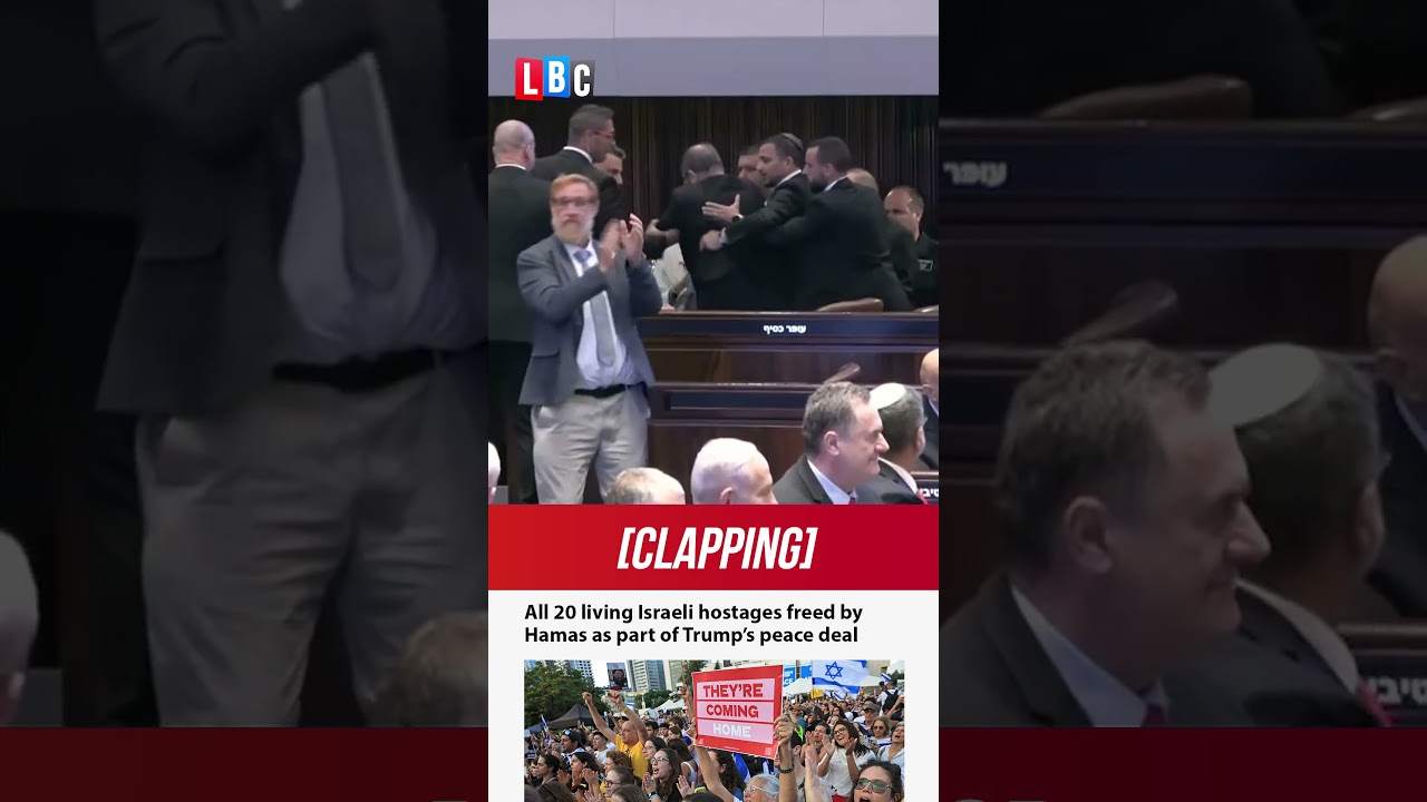 Palestine protesters crash Trump's speech to Israeli parliament
