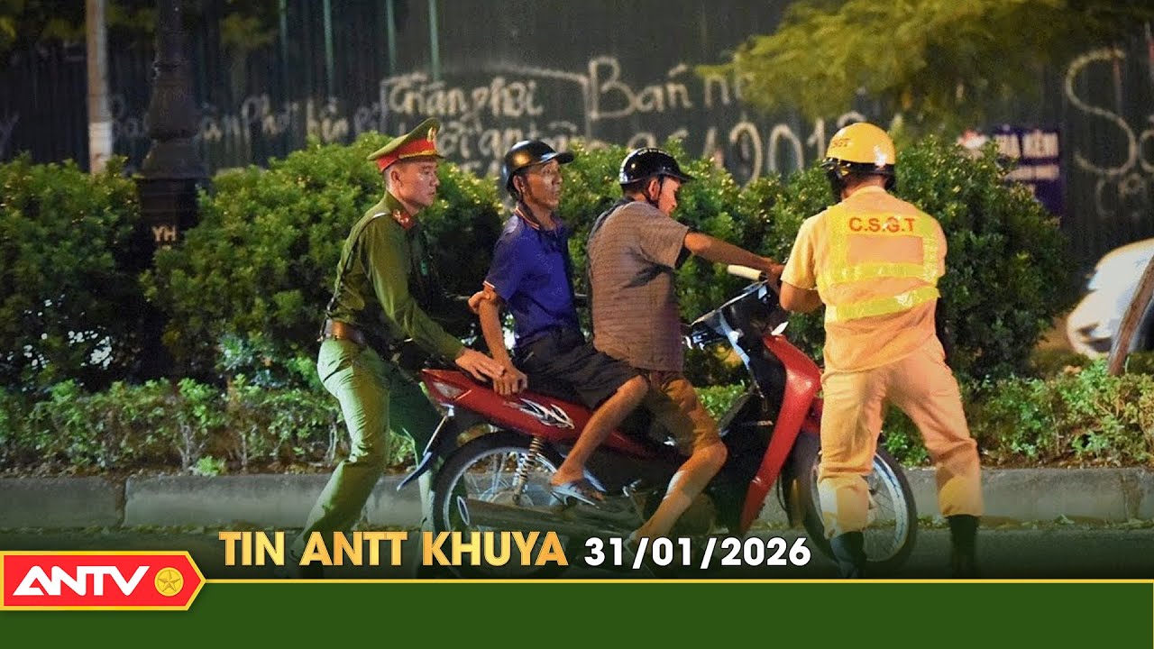 Tin tức an ninh trật tự nóng, thời sự Việt Nam mới nhất 24h khuya ngày 31/1 | ANTV