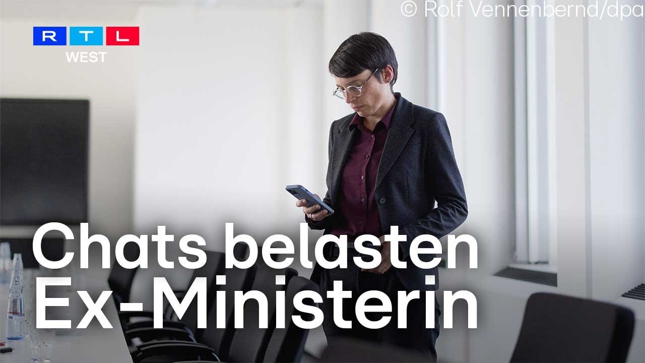 Chats belasten Ex-Ministerin: Abteilungsleiterin rief zum Handeln auf, Paul ignorierte | RTL WEST