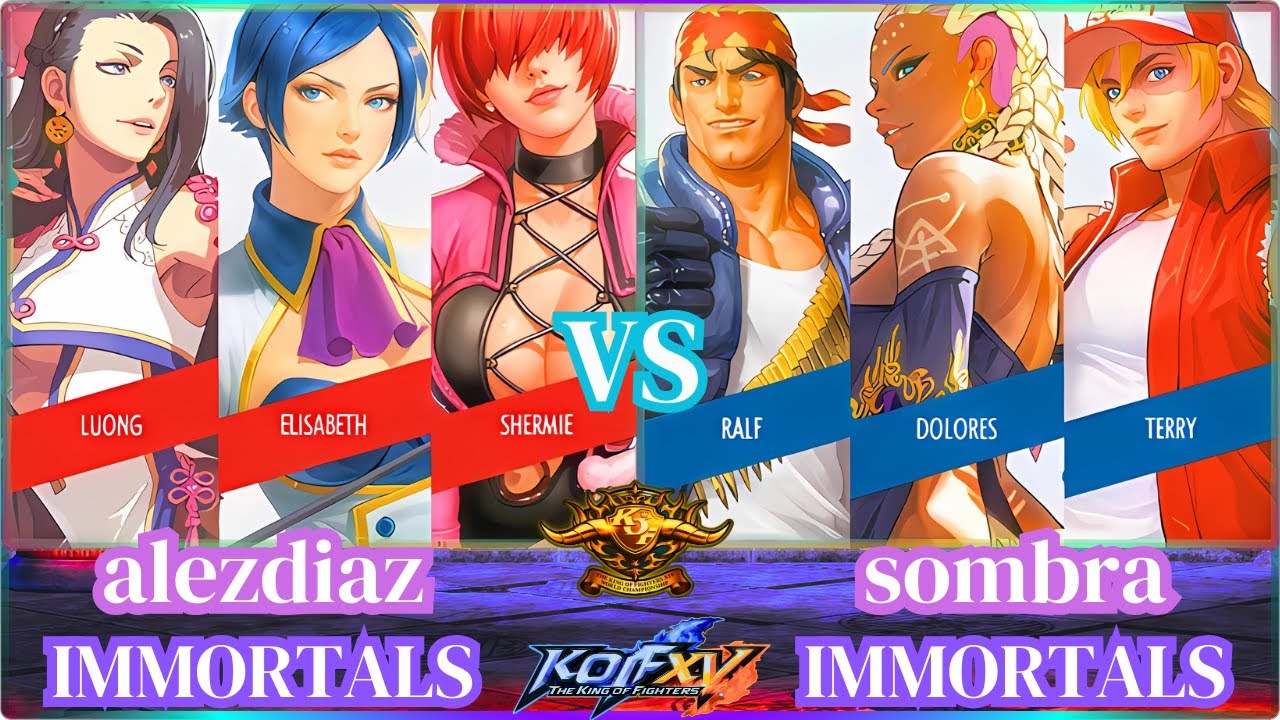 KOF XV🔥alezdiaz🔥VS🔥sombra🔥The Next Level Of KOF Season Combos🔥Rank Match🔥The Battle of Warriors🔥