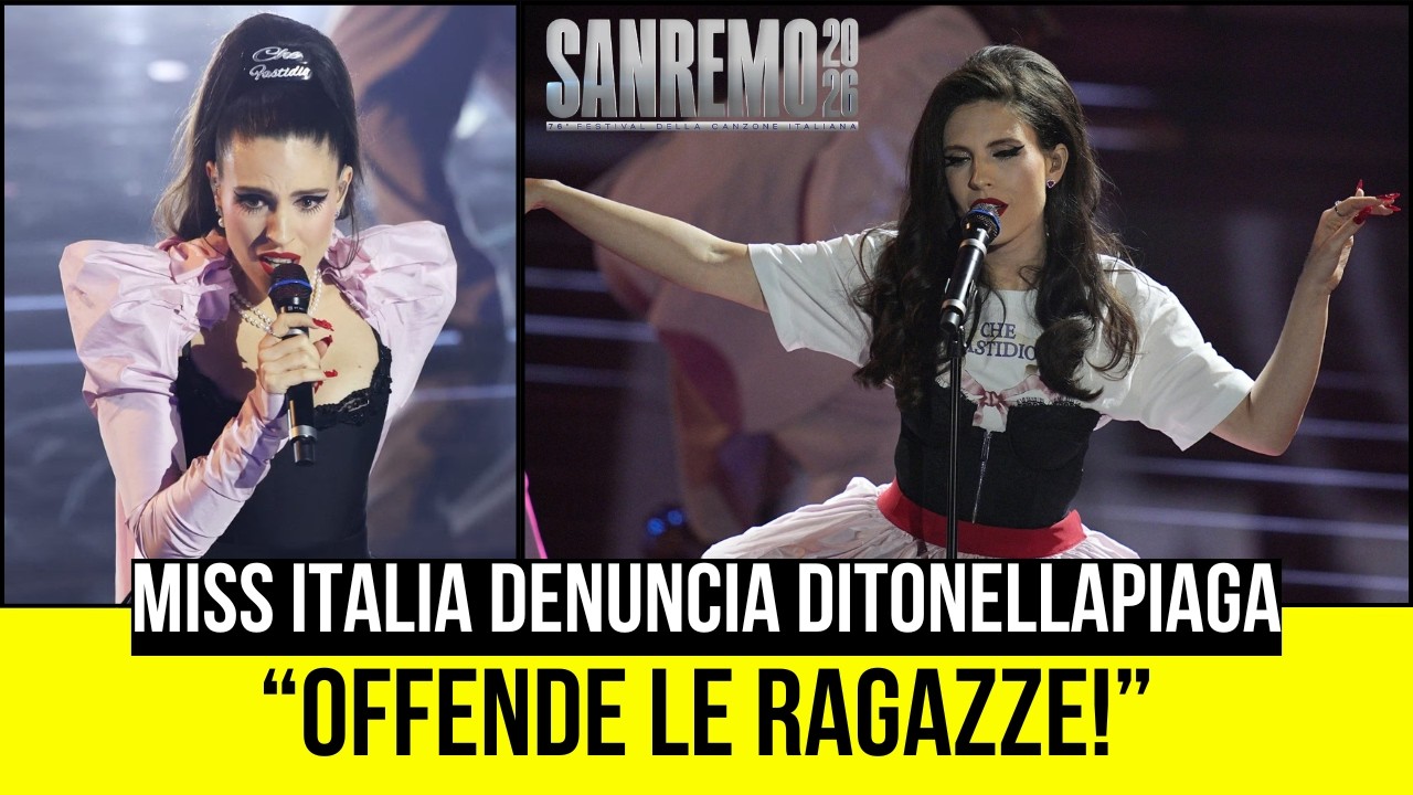DITONELLAPIAGA SOTTO ATTACCO! MISS ITALIA LA ACCUSA PER IL SUO ALBUM