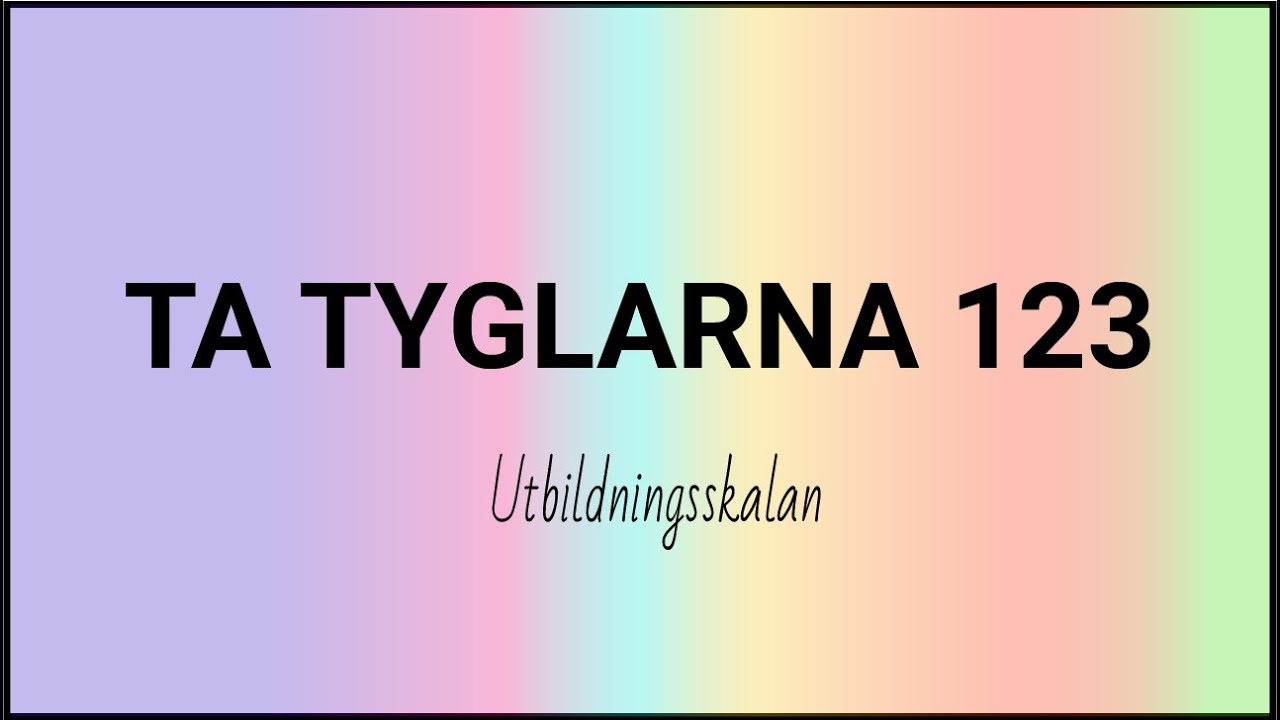 Ta Tyglarna 123 Dressyr - Form, Böjning, Sidvärtsrörelser - Utbildningsskalan (med tidskoder)