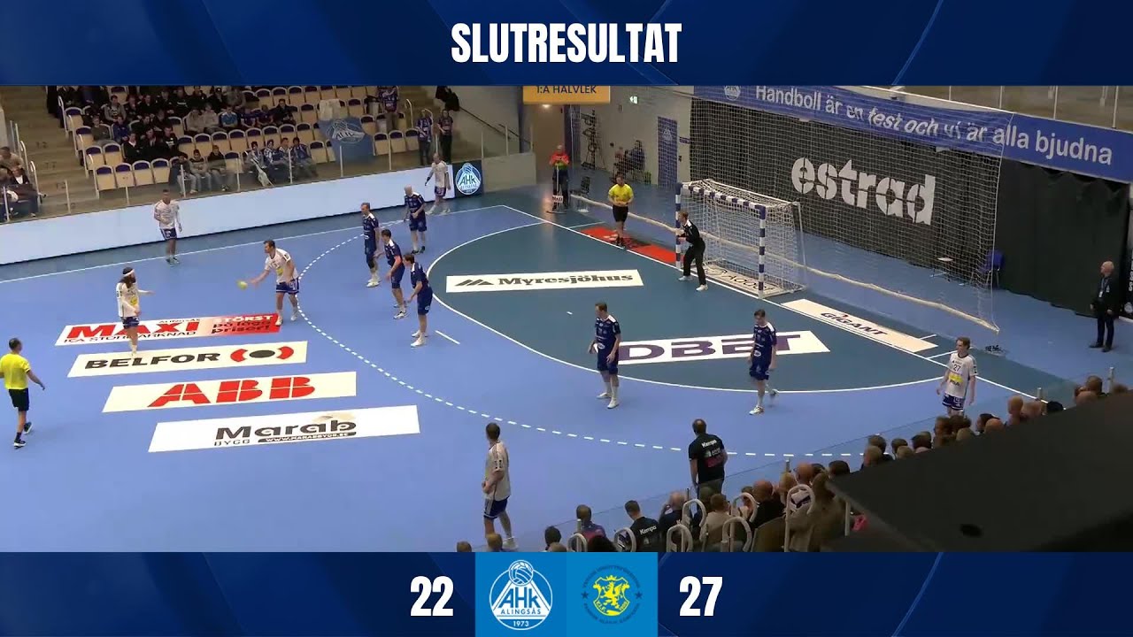 Alingsås HK vs. Ystads IF HF - Game Highlights