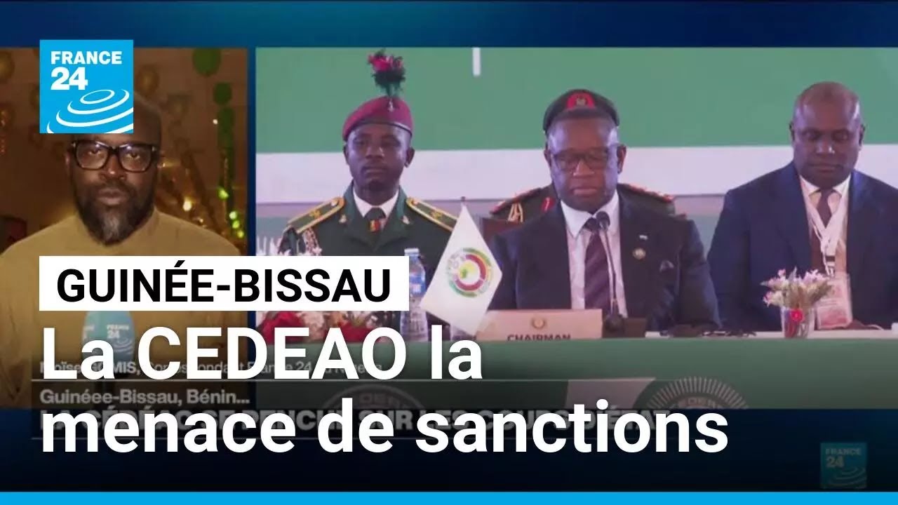 Coups d'&Eacute;tat en Afrique : la CEDEAO menace la Guin&eacute;e-Bissau de sanctions &bull; FRANCE 24