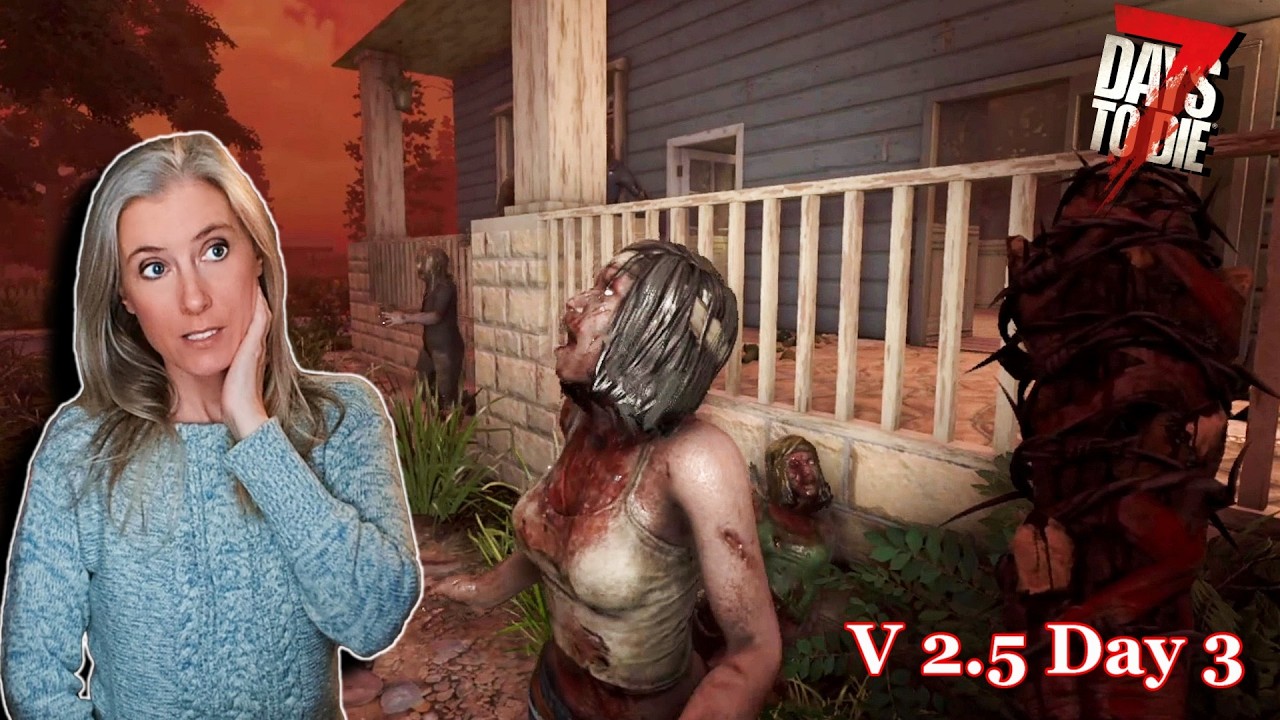 Наращивание мышечной массы, максимизация и накопление... | 7 Days to Die V2.5 День 3