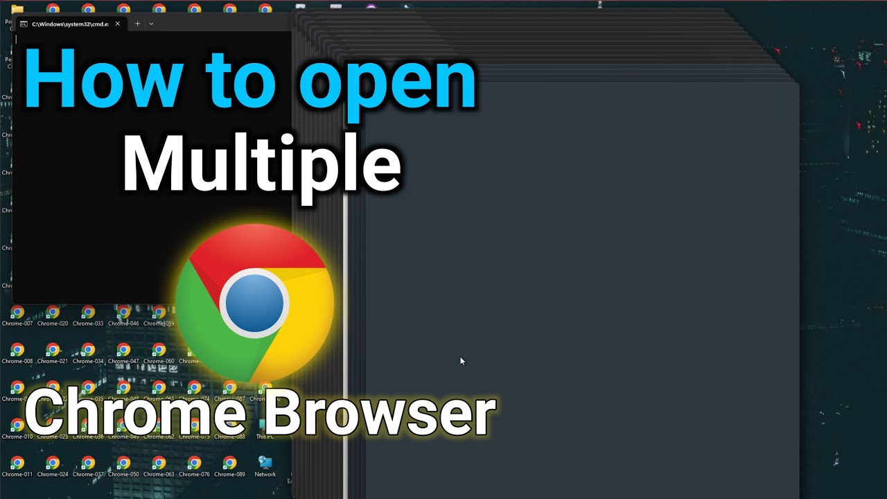 How to open multiple Chrome Profile in one Click