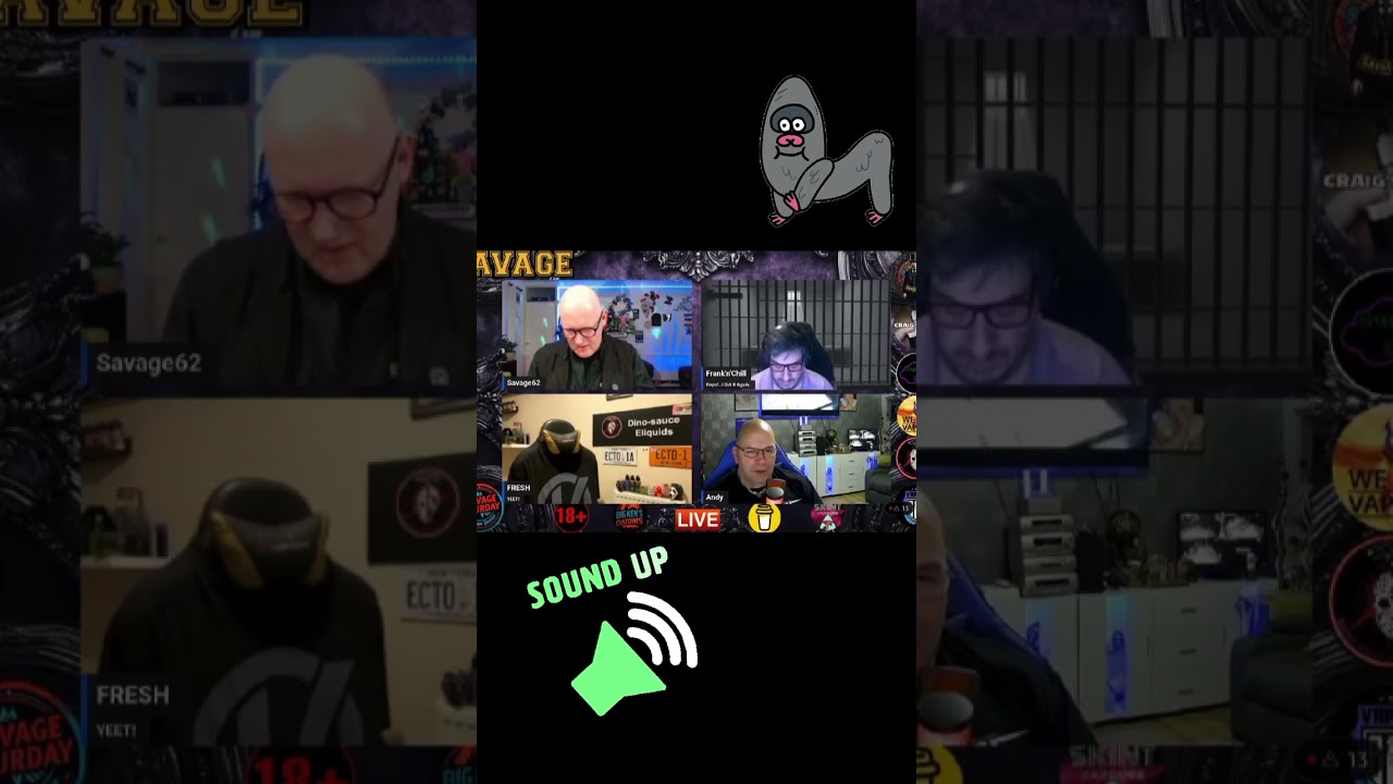 Whoopsies💨💨 massive shart caught live on savage Saturday @SavageSimon62 #fart #kvr #live #funny