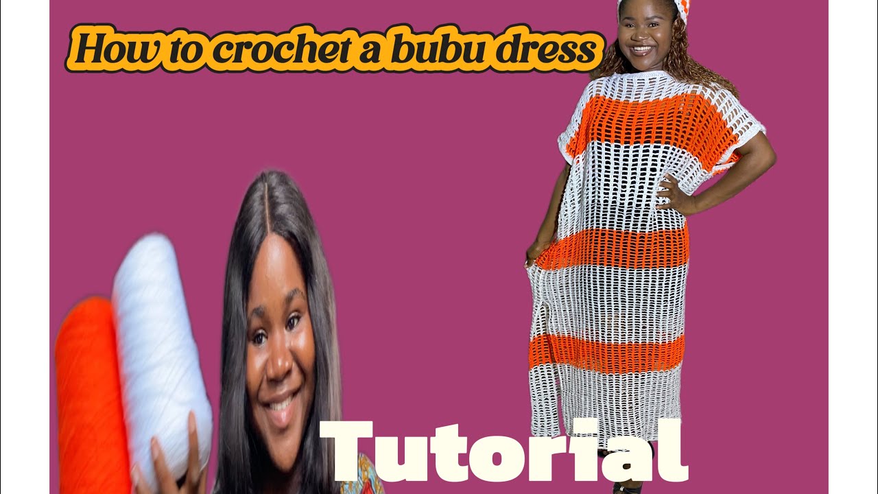 Crochet a Stylish Bubu Gown | Easy & Elegant DIY Tutorial for Beginners!.