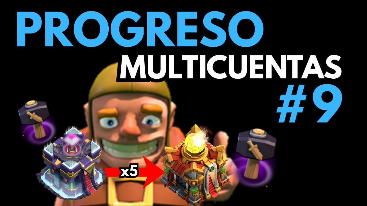 ¡SUBO 5 ALDEAS A TH16 A LA VEZ! 😱 | Progreso 15 Cuentas #9