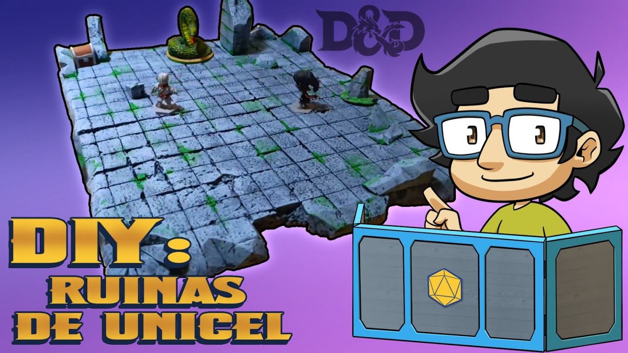 Hago unas ruinas de unicel para mí sesión de D&D!