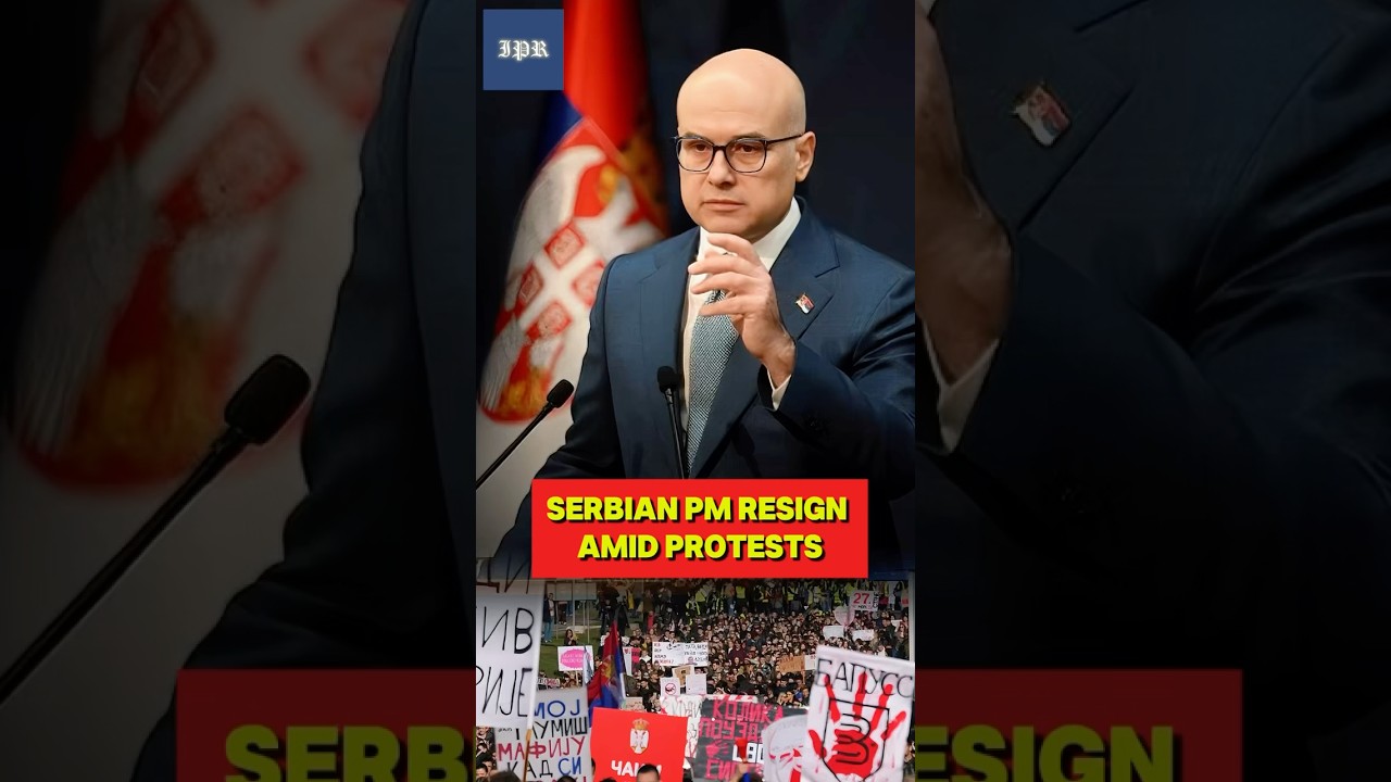 Serbian PM Milos Vucevic Resigned Amid Mass Anti-corruption Protests