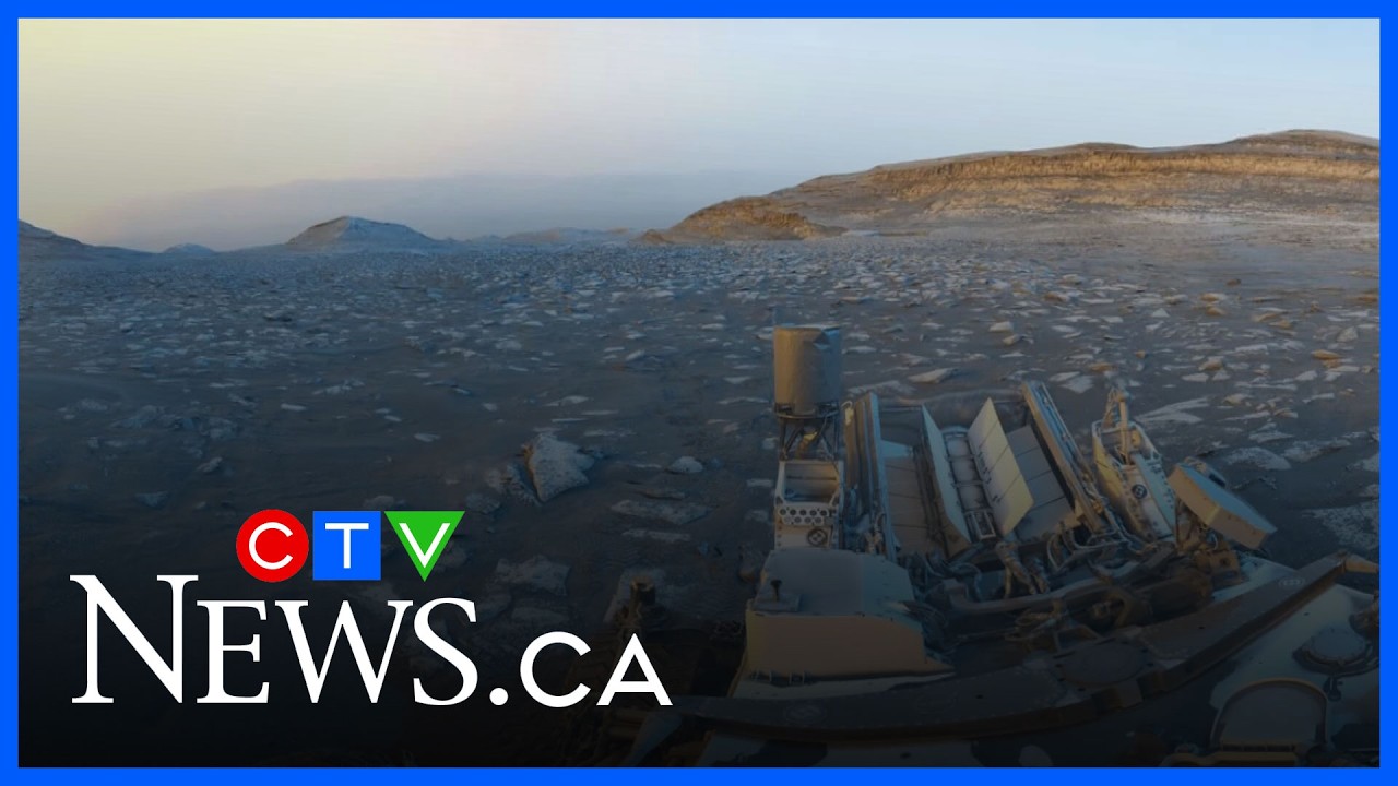 Марсоход NASA Curiosity прислал открытку с Марса