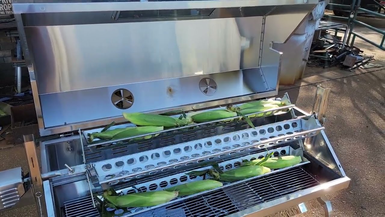 Sweet Corn Roaster for sale Rotisserie Stainless Steel Turkey Legs  charcoal propane WE CAN SHIP