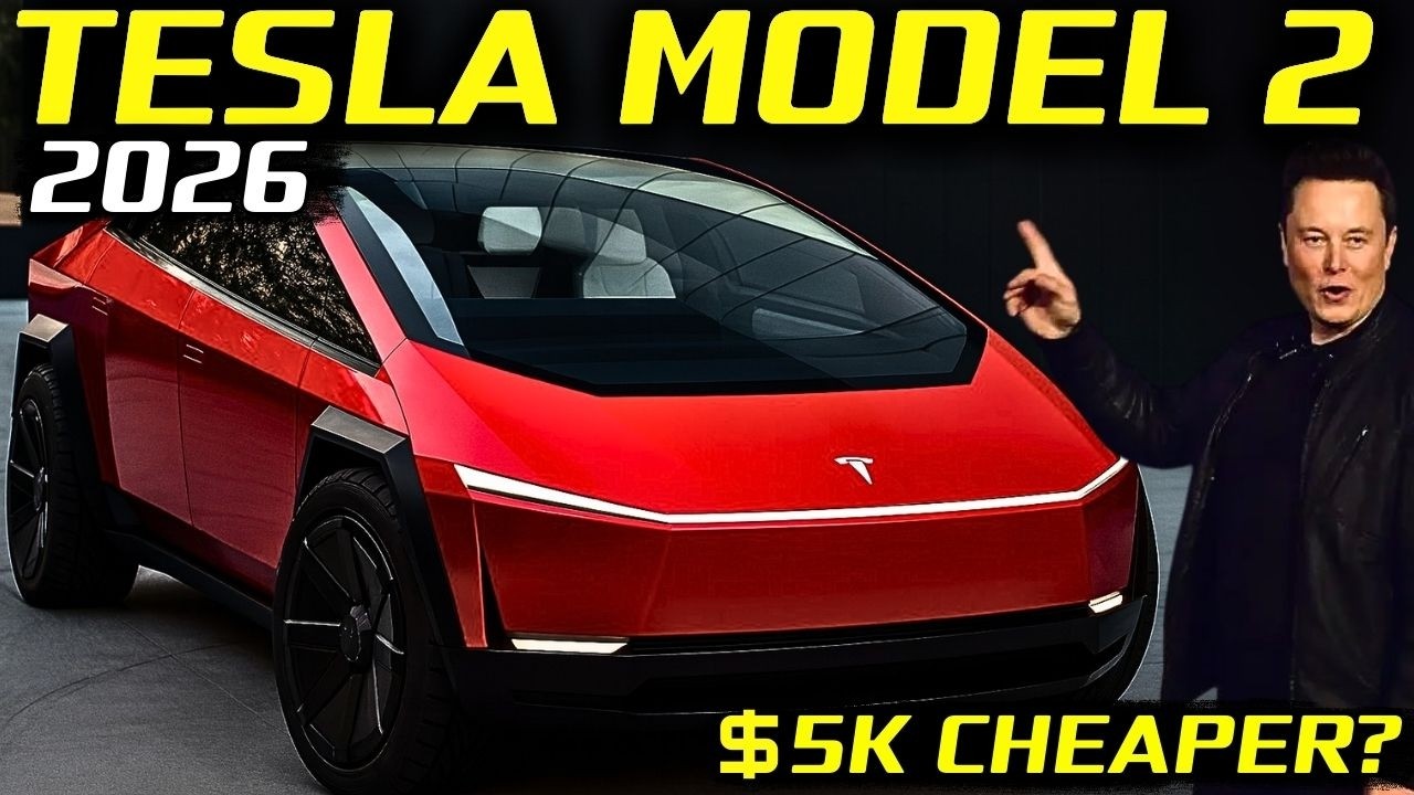 Tesla Model 2 2026 Senior! Снижение себестоимости производства на 4400 долларов + выпуск 250–300 ...