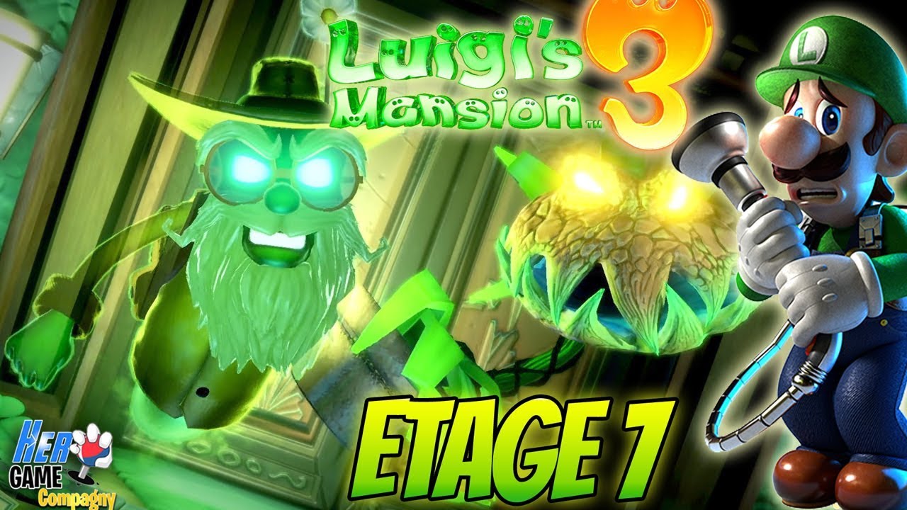 Luigi's Mansion 3 le 7 ième Etage Les suites Champêtres Plante Carnivore Nintendo Switch Gameplay