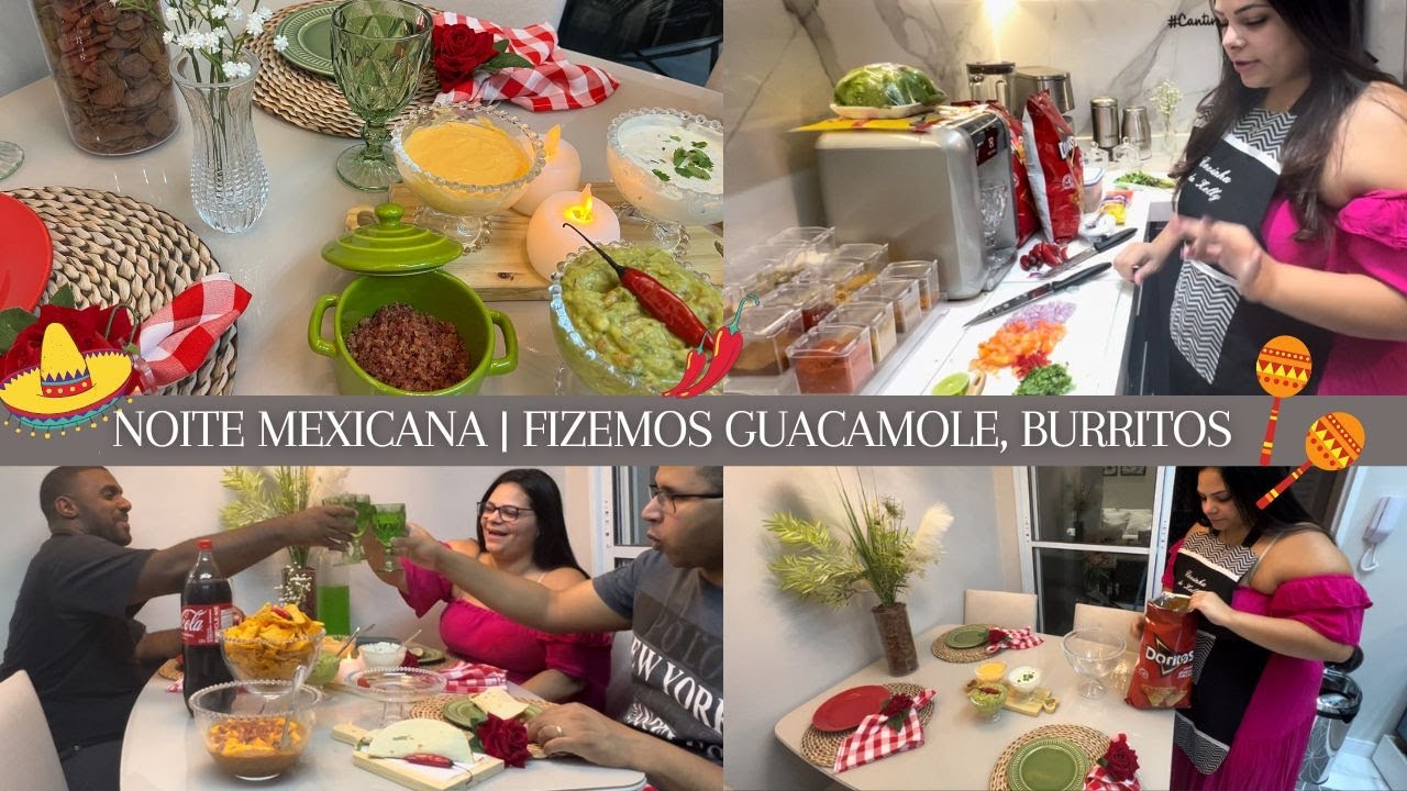 MESA POSTA |NOITE MEXICANA (fiz chili, guacamole, sour cream