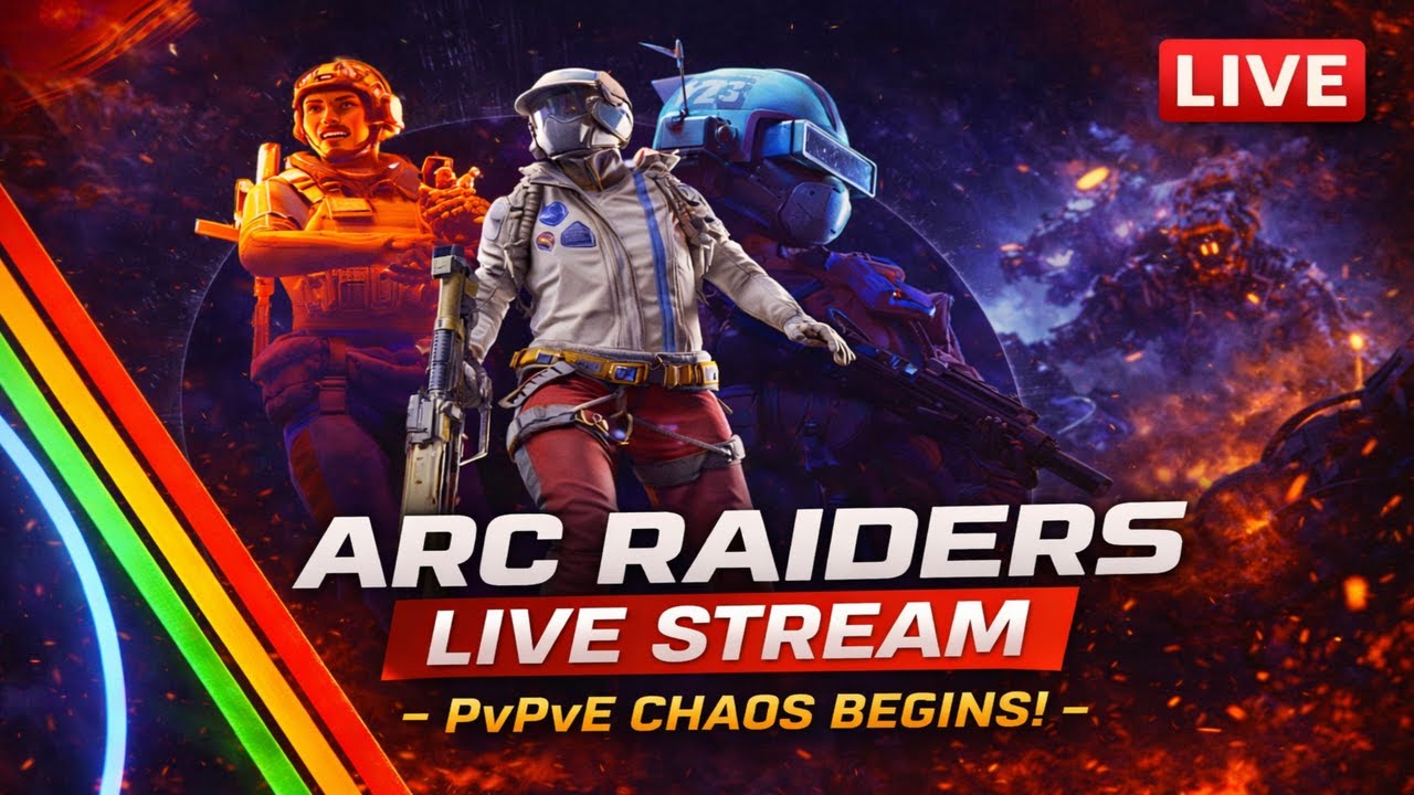 ARC Raiders Live – PvPvE Chaos Begins!