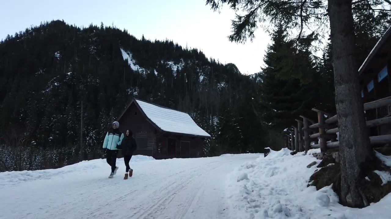 Walk to Morskie Oko Waterfall 4K | Tatra National Park, Poland Mountains & Nature