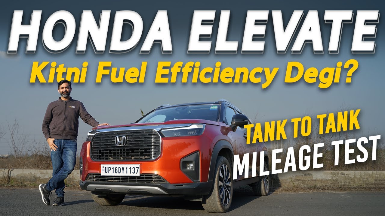 Honda Elevate CVT Mileage Test using Tank-to-tank Method w/ Drive Impressions