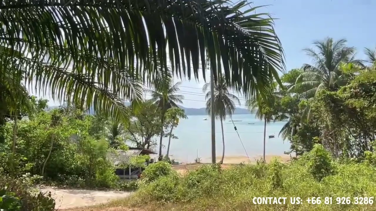 Over 1 Rai of paradise seaview land nearby yatch heaven for sale in Takuatung, Phangnga