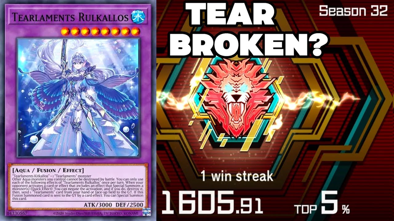 Tearlaments DOMINATE the Top 5% GLOBAL in Master Duel RATING DUELS!