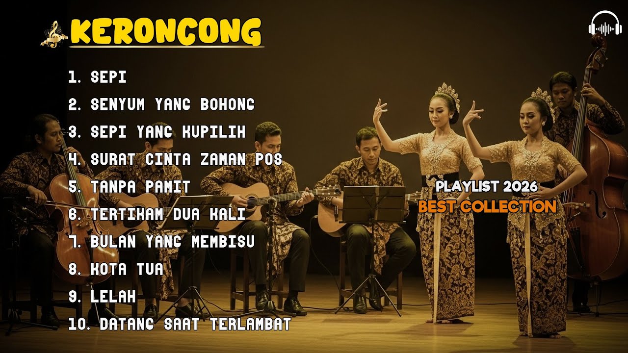 Lagu Keroncong Indonesia Lawas | Nostalgia Musik Klasik yang Hangat dan Menenangkan