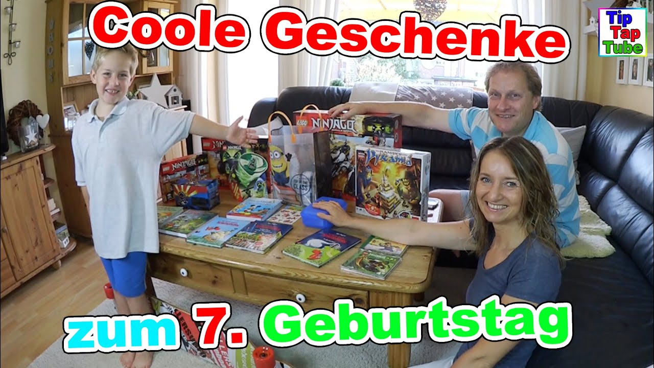 Meine Geburtstags Geschenke zum siebten Geburtstag TipTapTube