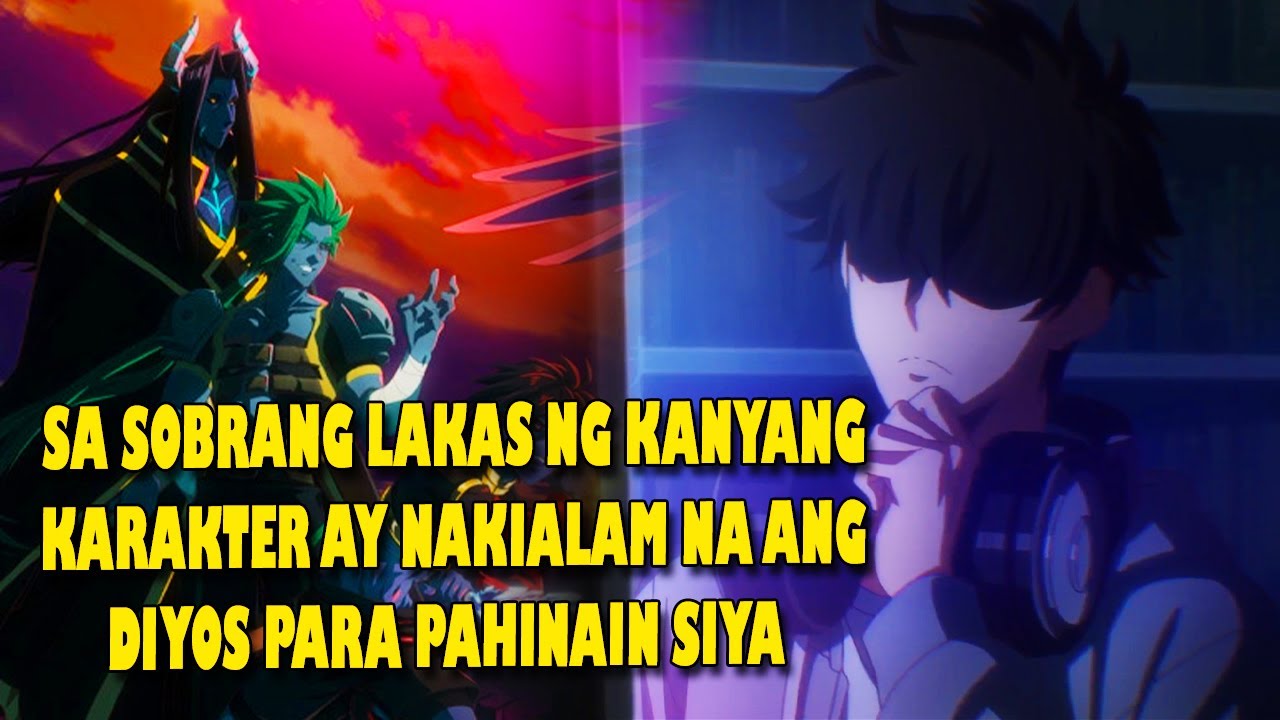 ONLINE GAMER NA GINAMIT NG DIYOSA PARA IBALIK ANG KINAKAKATAKUTANG KARAKTER SA LARO #animetagalog