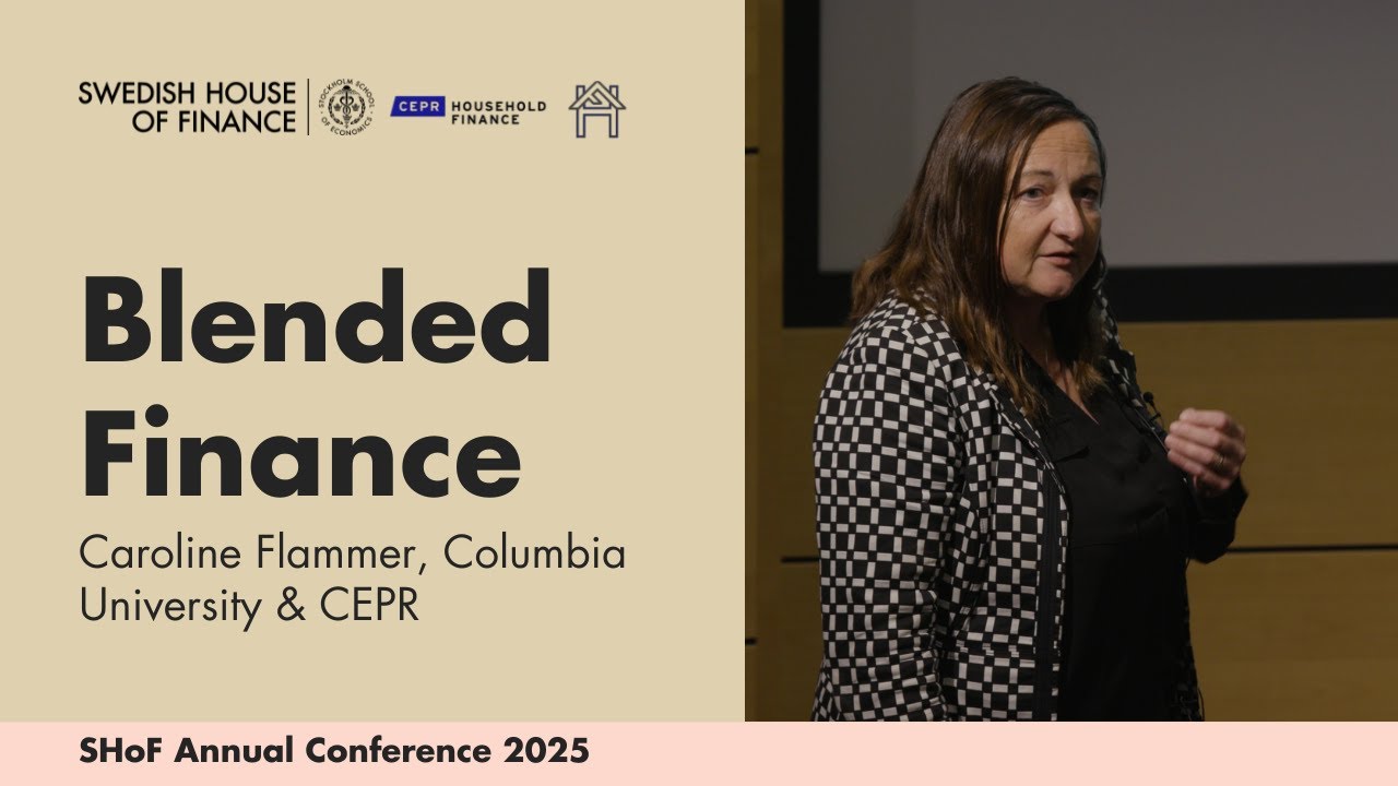 SHoF Annual Conference: Blended Finance