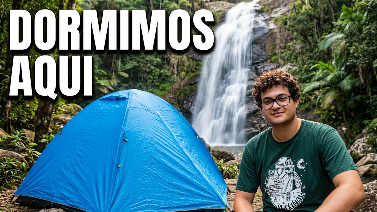 ACAMPAMOS NO REFUGIO SHEKINAH EM JOINVILLE - QUE LUGAR INCRÍVEL - VENHA CONHECER ESSE LUGAR - SC
