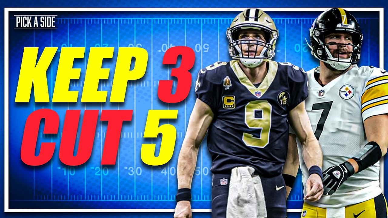 KEEP 3 CUT 5: All-Time QBs 🏈