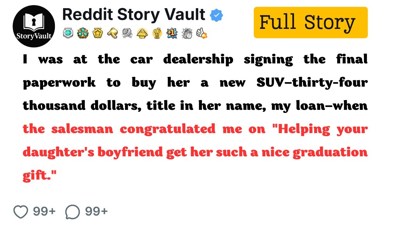 Buying Her A $34K Car—Salesman Said 'Your Daughter's Boyfriend Will Love This Gift
