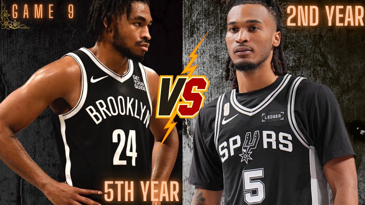 LIVE WATCH ALONG - Nets vs Spurs - Will Spurs dominate the Brooklyn Nets