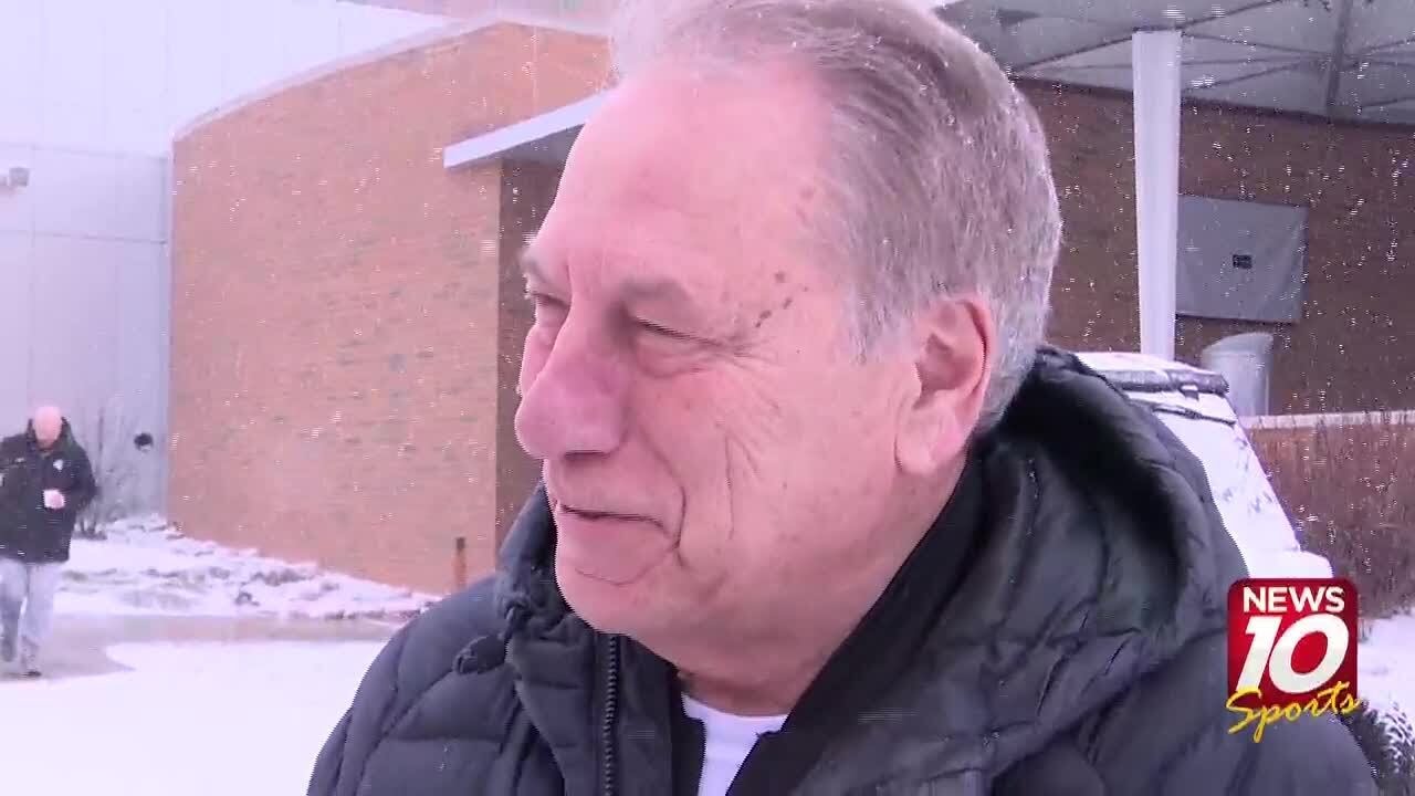 Interview: Tom Izzo speaks as Michigan State leaves for Buffalo for the 2026 NCAA Tournament