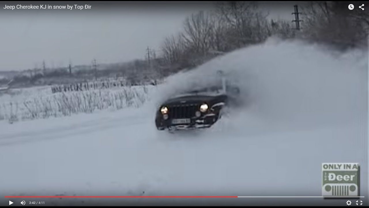 Jeep Cherokee KJ in snow by Top Đir